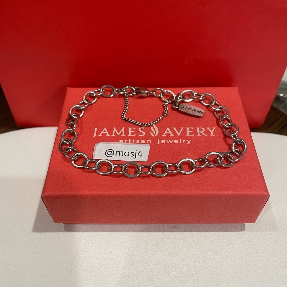 James Avery Forged Link Charm Bracelet